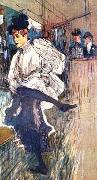 Jane Avril Dancing  Henri  Toulouse-Lautrec